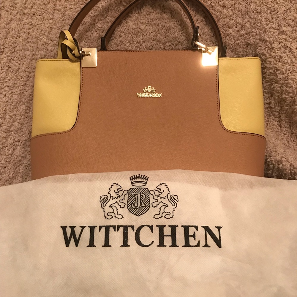 WIttchen Luxurious handmade leather tote bag from Poland.